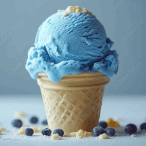 Blueberry Dondurma Ice Cream